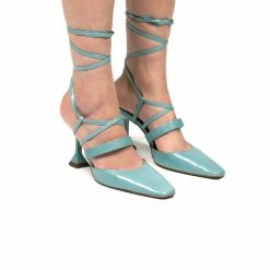 L'INTERVALLE Jasmin Light Blue Leather
