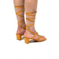 L'INTERVALLE Safi Mustard Leather WOMEN