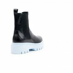 L'INTERVALLE Lucena Black Leather/Blue Sole WOMEN