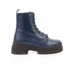 L'INTERVALLE Langport Navy Leather/Brown Sole