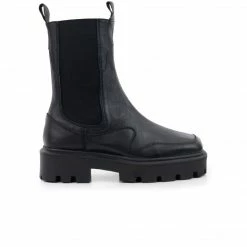 L'INTERVALLE Muggle Black Leather WOMEN