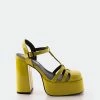 L'INTERVALLE WOMEN Lauranne Yellow Patent