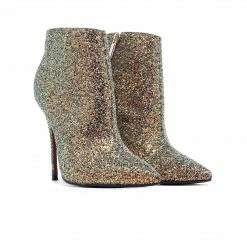 L'intervalle WOMEN Lucia Champagne Glitter Ankle Boots
