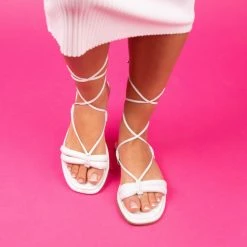 L'INTERVALLE Niagara White Leather