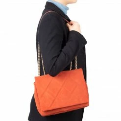 L'INTERVALLE Monna Orange Suede WOMEN