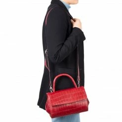 L'INTERVALLE Mage Red Matt Croco