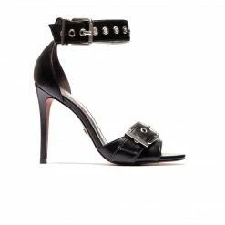 L'INTERVALLE Rock Black Leather WOMEN