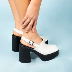 L'INTERVALLE Sabazia Off White Leather WOMEN