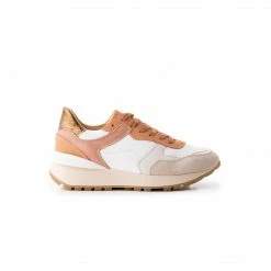 L'INTERVALLE WOMEN Shady Orange White Suede