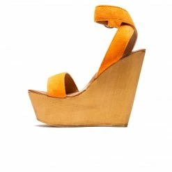 L'INTERVALLE Shams Orange Suede WOMEN