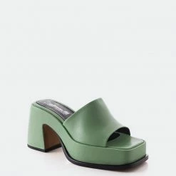 L'INTERVALLE WOMEN Simos Green Leather