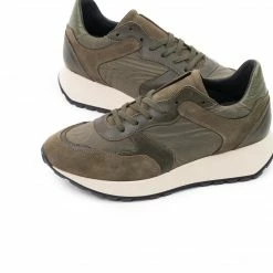 L'INTERVALLE WOMEN Ricky Khaki/Brown Suede