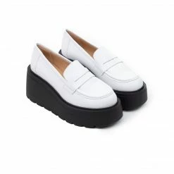 L'INTERVALLE SHOES Detroit White Leather