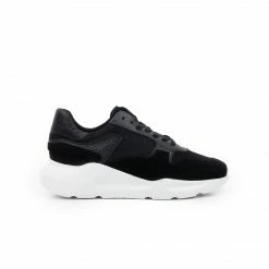 L'INTERVALLE Braxton Black Leather/Suede