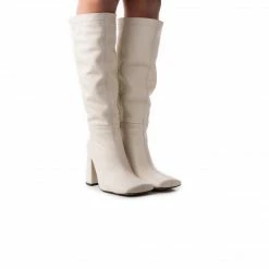 L'INTERVALLE Fleek Off White Leather WOMEN