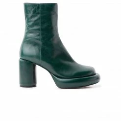 L'INTERVALLE Weston Dark Green Leather WOMEN