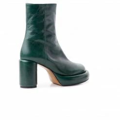 L'INTERVALLE Weston Dark Green Leather WOMEN