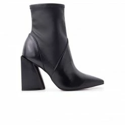 L'INTERVALLE Mandalay Black Leather Stretch