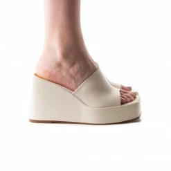 L'INTERVALLE Matamoros Off White Leather WOMEN