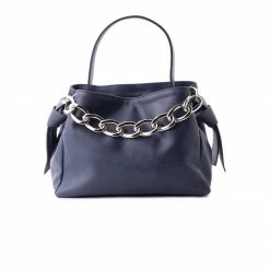 L'INTERVALLE Enchanted Dark Blue Leather
