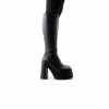 L'INTERVALLE WOMEN Groovy Black Leather