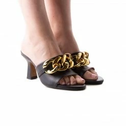 L'INTERVALLE WOMEN Calliope Black Leather