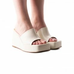 L'INTERVALLE Matamoros Off White Leather WOMEN