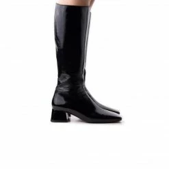 L'INTERVALLE WOMEN Balfour Black Leather