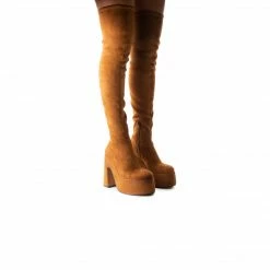 L'INTERVALLE Finesse Brown Suede Stretch