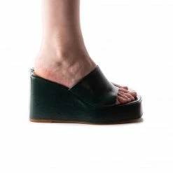 L'INTERVALLE Matamoros Green Leather WOMEN