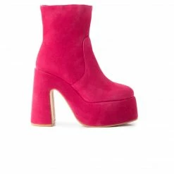 L'INTERVALLE Daze Fuchsia Suede WOMEN