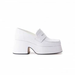 L'INTERVALLE Godiva White Leather WOMEN