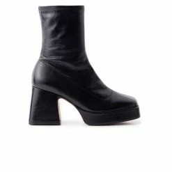 L'INTERVALLE WOMEN Joya Black Leather