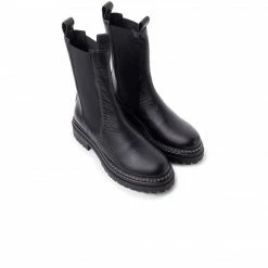 L'INTERVALLE WOMEN Fontana Black Leather