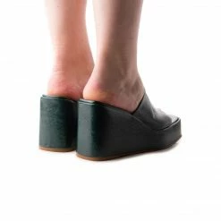 L'INTERVALLE Matamoros Green Leather WOMEN