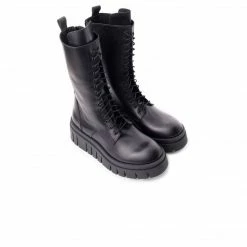 L'INTERVALLE WOMEN Wonju Black Leather