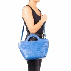 L'INTERVALLE Nita Blue Croco WOMEN