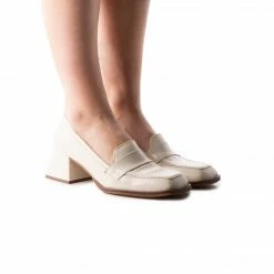 L'INTERVALLE Canterbury Off White Leather WOMEN