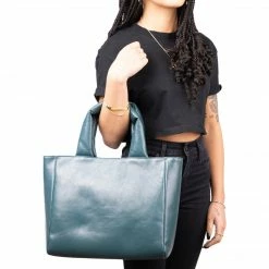 L'INTERVALLE Sublime Dark Green Leather WOMEN
