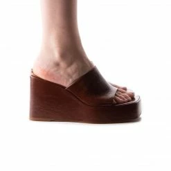 L'INTERVALLE WOMEN Matamoros Chestnut Leather