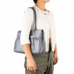 L'INTERVALLE WOMEN Avenue Light Grey Leather