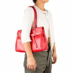 L'INTERVALLE Avenue Red Leather WOMEN