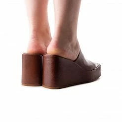 L'INTERVALLE WOMEN Matamoros Chestnut Leather