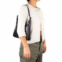L'INTERVALLE Subway Black Croco WOMEN