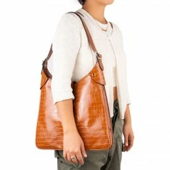 L'INTERVALLE Train Tan Croco WOMEN