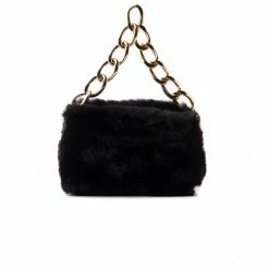L'INTERVALLE WOMEN Mini Melo Black Fur