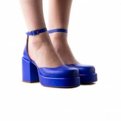 L'INTERVALLE WOMEN Cambridge Royal Blue Leather