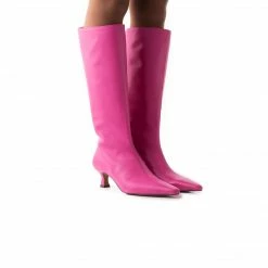 L'INTERVALLE WOMEN Merit Fuschia Leather