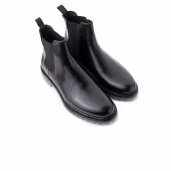 L'INTERVALLE Poseidon Black Leather MEN