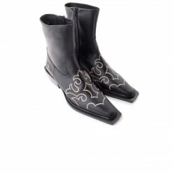 L'INTERVALLE WOMEN Frantz Black Leather